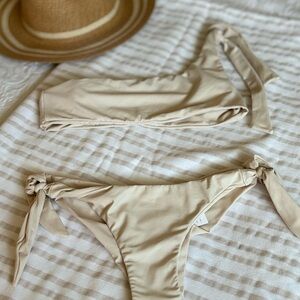 Stylish Tan Bikini Set